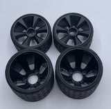 Gravity RC TYPE12 12th scale pre glued rubber tires set of 4
