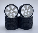 Gravity RC TYPE12 12th scale pre glued rubber tires set of 4