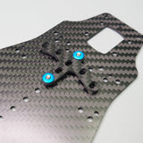 TRF420X chassis rear stiffener