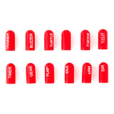 Radiomaster 12pcs Labeled Silicon Switch Cover Set (Short/ Long)