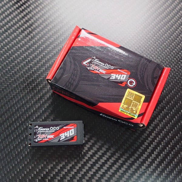 GensACE 340mAh 2S 60C 7.6V HV Hardcase Lipo Battery
