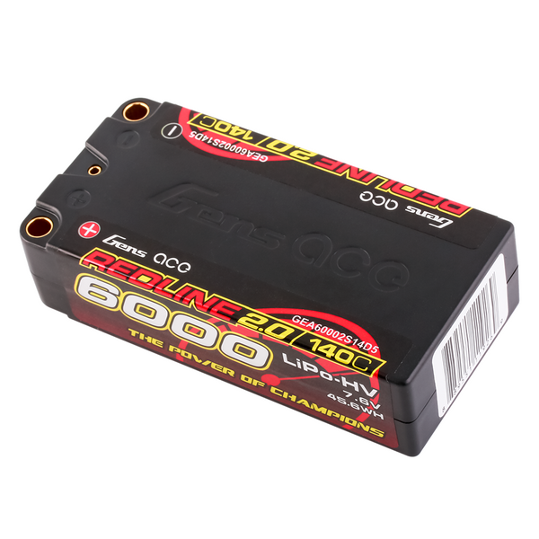 GensACE Redline 2.0 6000mAh HV Shorty battery