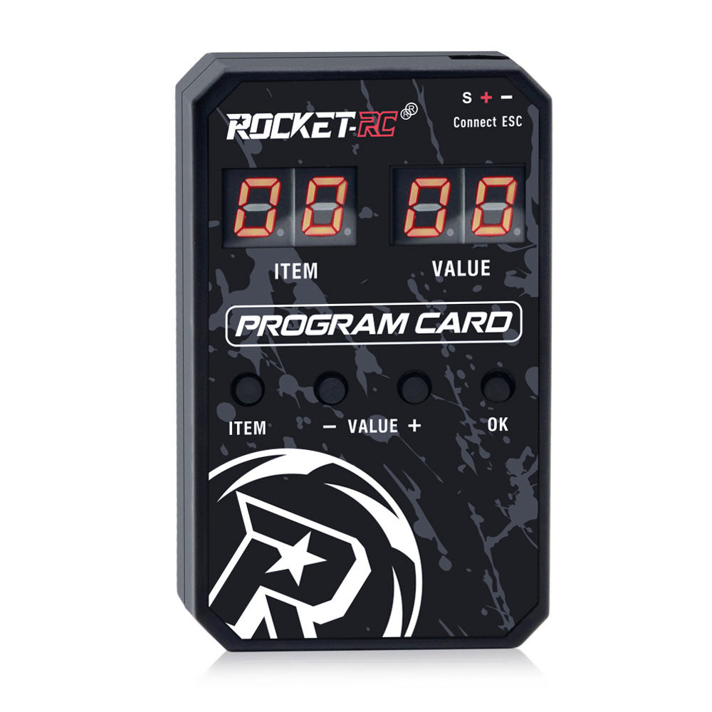 Rocket RC ESC program card – H2 Racing Development