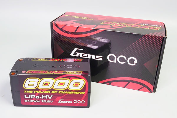 GensACE Redline 6000mAh HV 4S Shorty battery