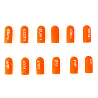 Radiomaster 12pcs Labeled Silicon Switch Cover Set (Short/ Long)